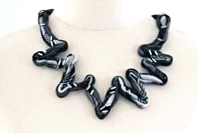‘Many 'V's’ necklace by Neelam Singhal.