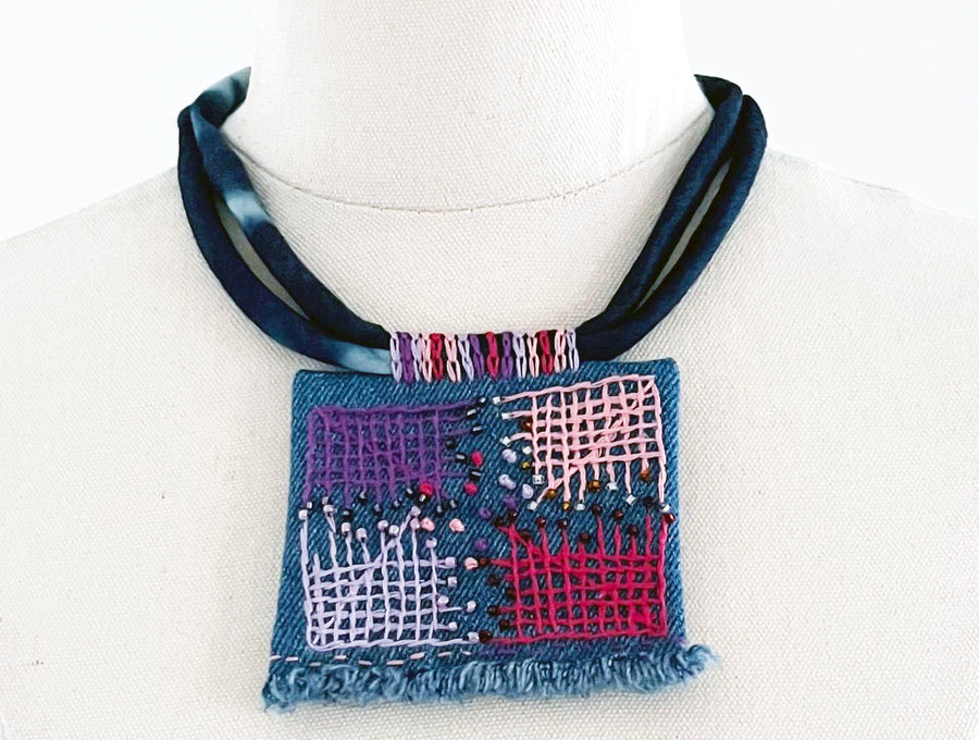 ‘Perfectly Imperfect Lines’ pendant by Neelam Singhal.