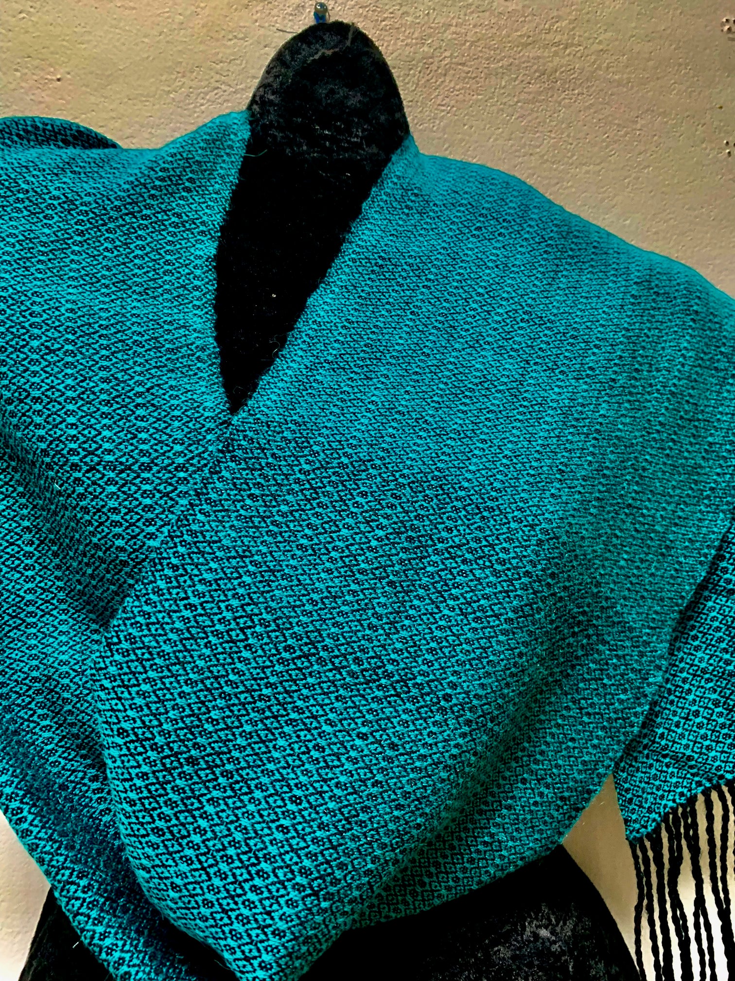 Helen Wilder, handwoven fine wool scarf