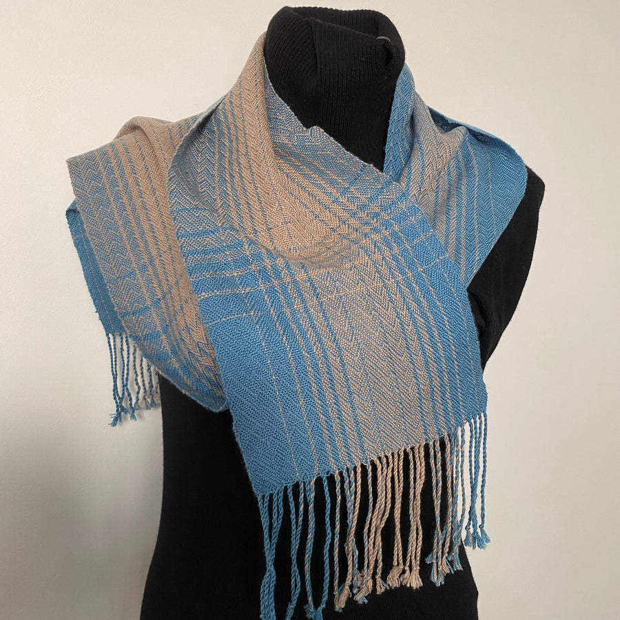 Scarf handwoven by Joy Dodd