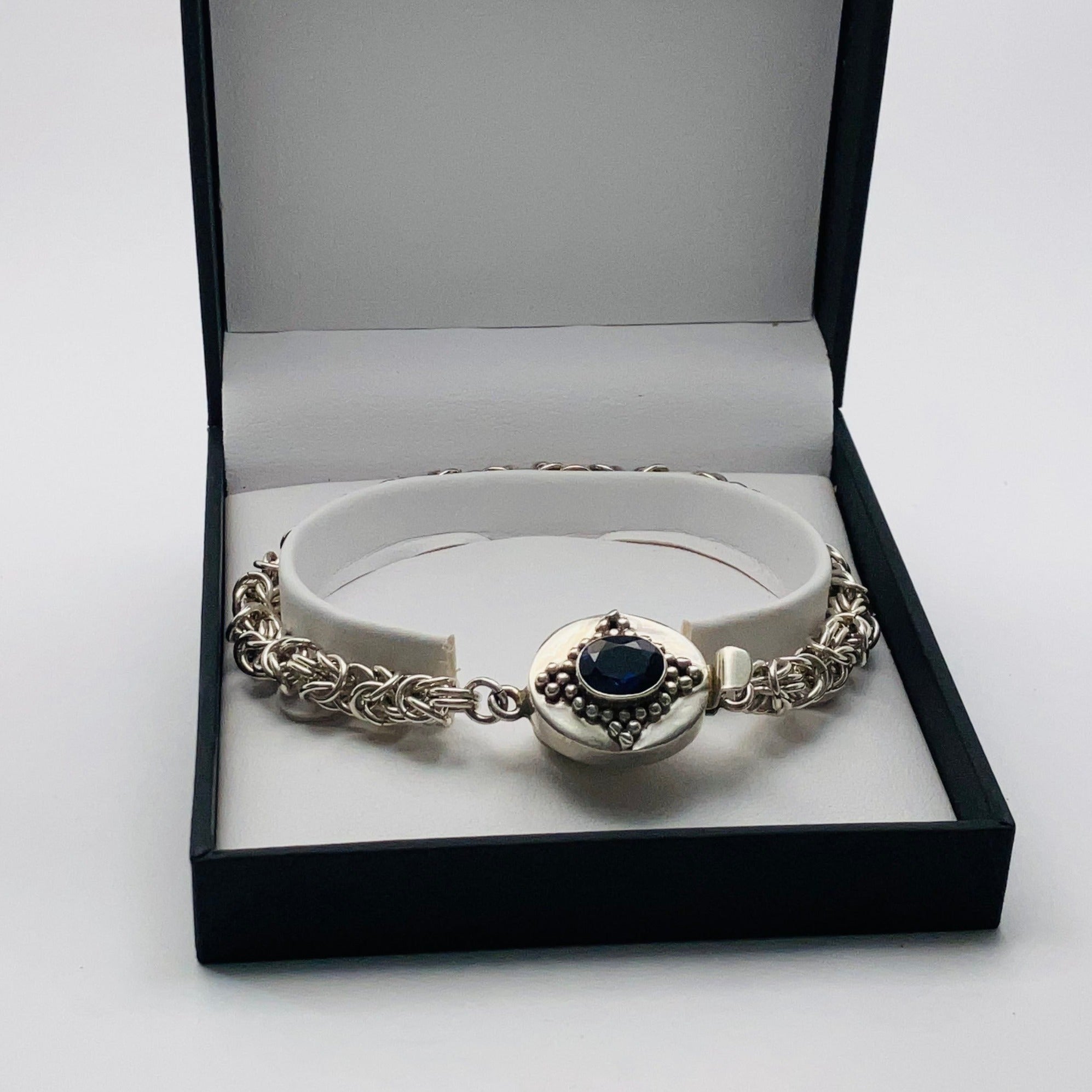 Sterling Silver bracelet handmade by Laura Haszard