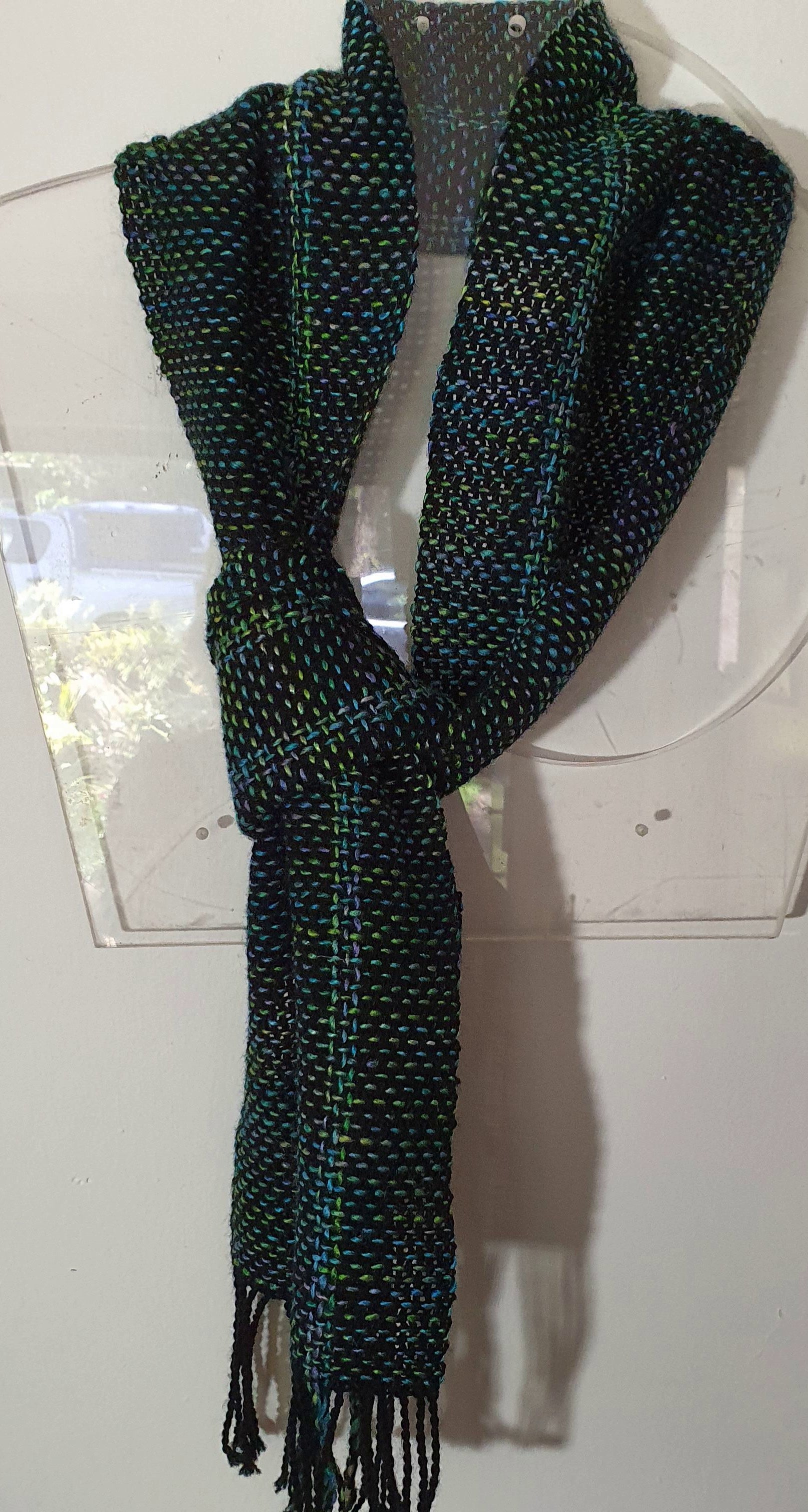 Handwoven scarf by Liz Calnan