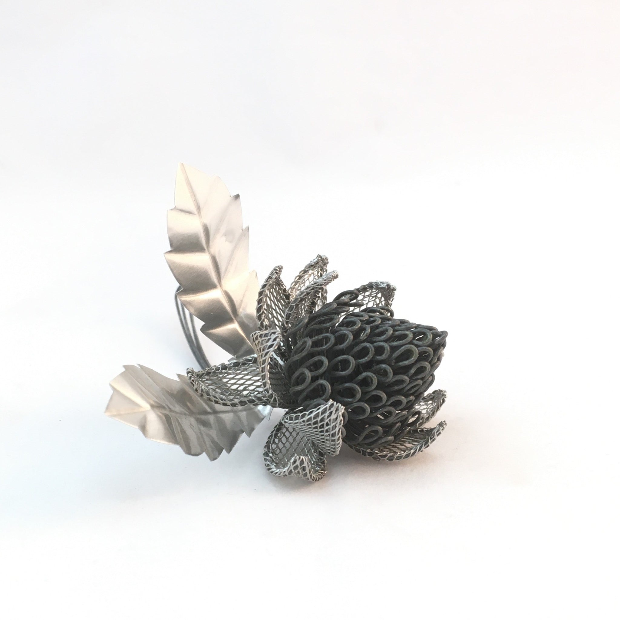 wire waratah by Natalie Fong