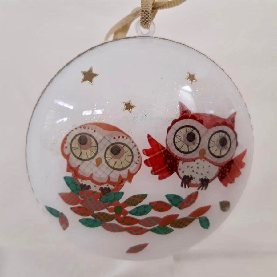 Decoupage Christmas ornament by Marlies Benjamin